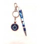 Kit Caneta esferografica plastica + chaveiro do Cruzeiro  - produto oficial